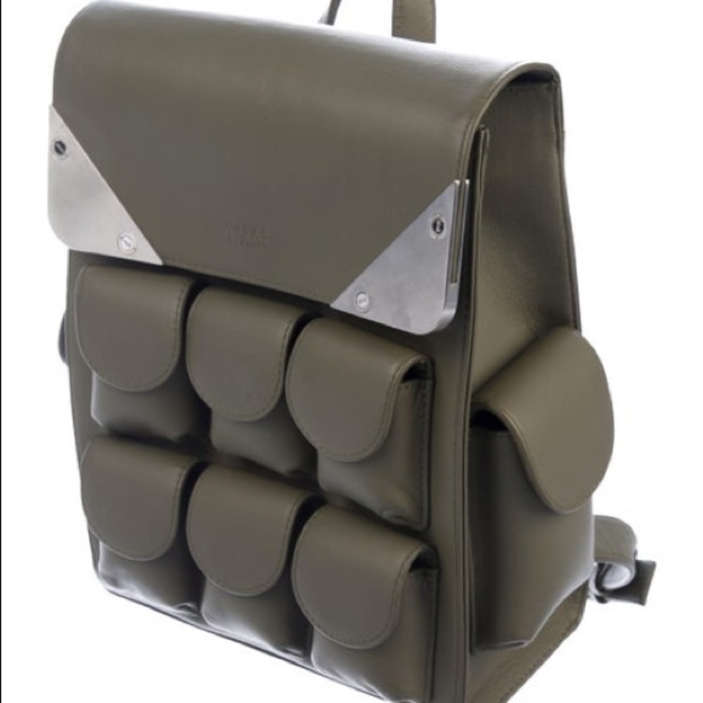Valas Olive Mini Voyager bag